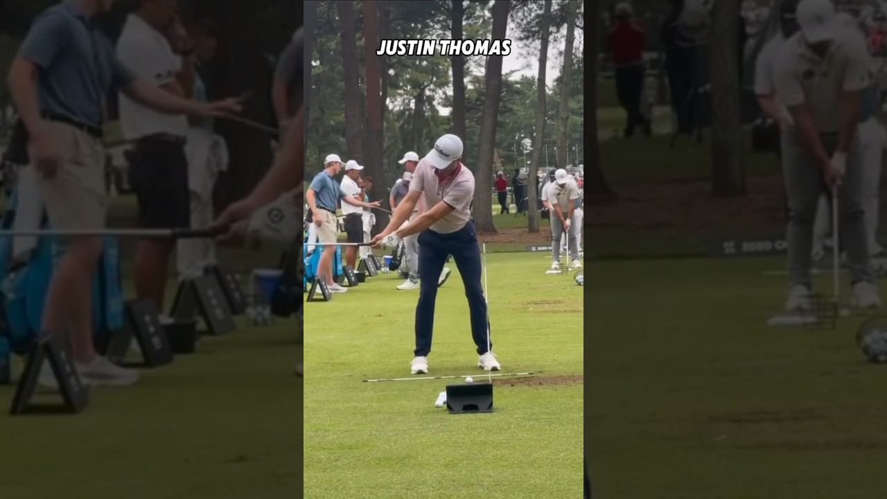 PGA Justin Thomas pre-round warm-up Routine