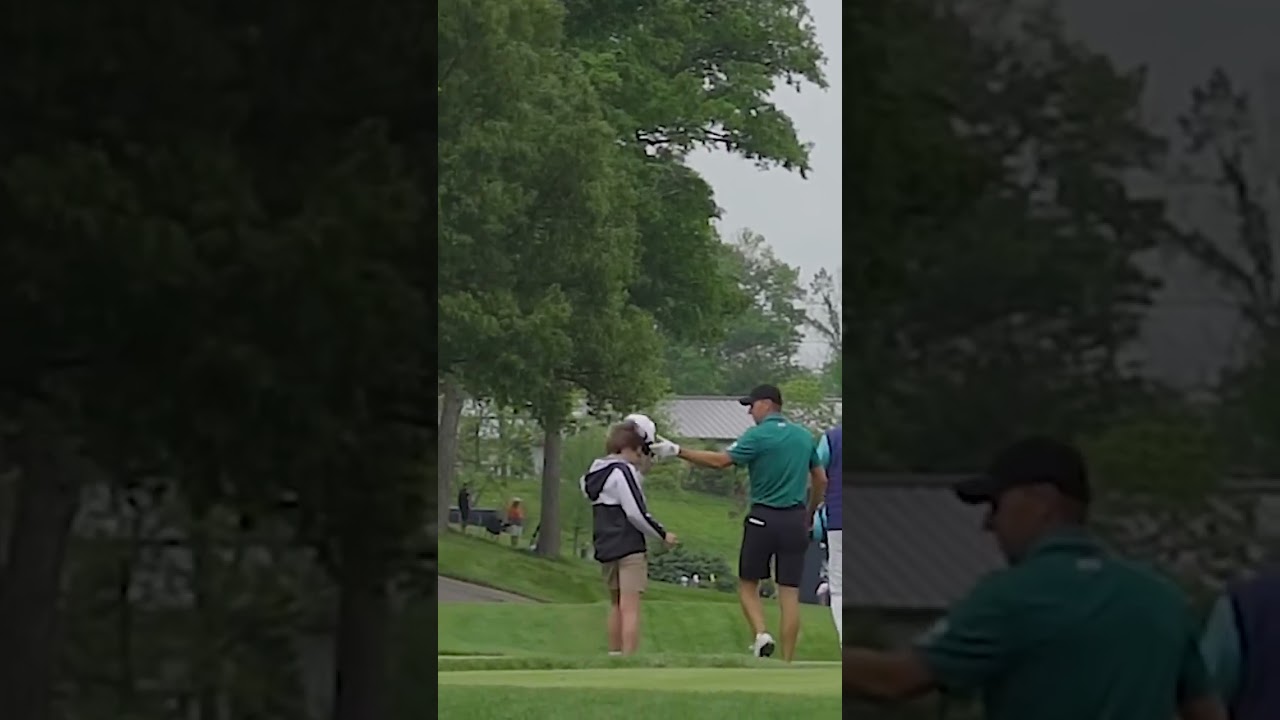 Jordan Spieth just made this young fan's whole year!#golflife  #golfcourse  #usa