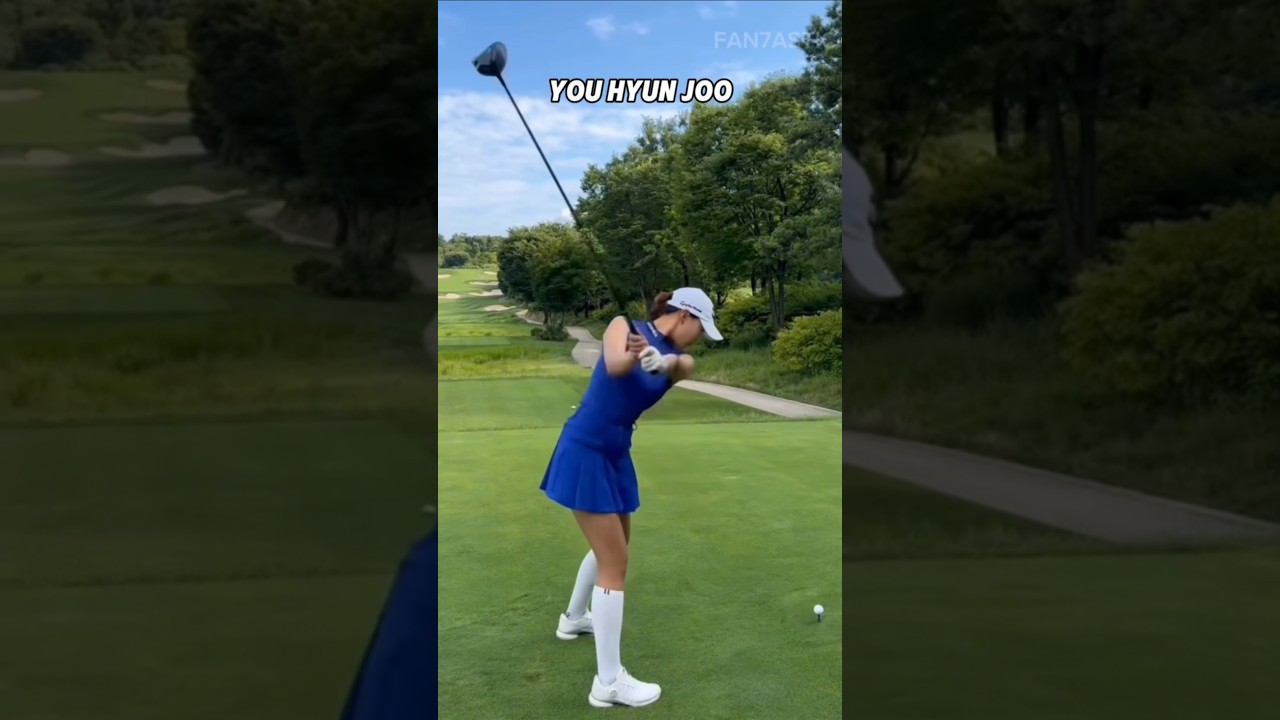 LPGA KOREA Yu Hyunjoo Golf Driver Iron Swing Collection
