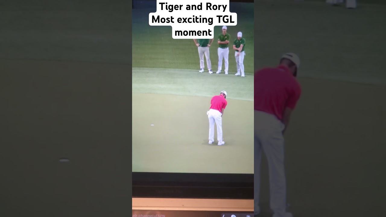 Most exciting #tgl match with #Tiger and Rory! #golf