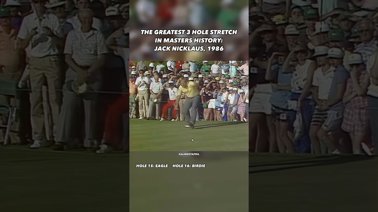 GREATEST 3 hole stretch in golf history