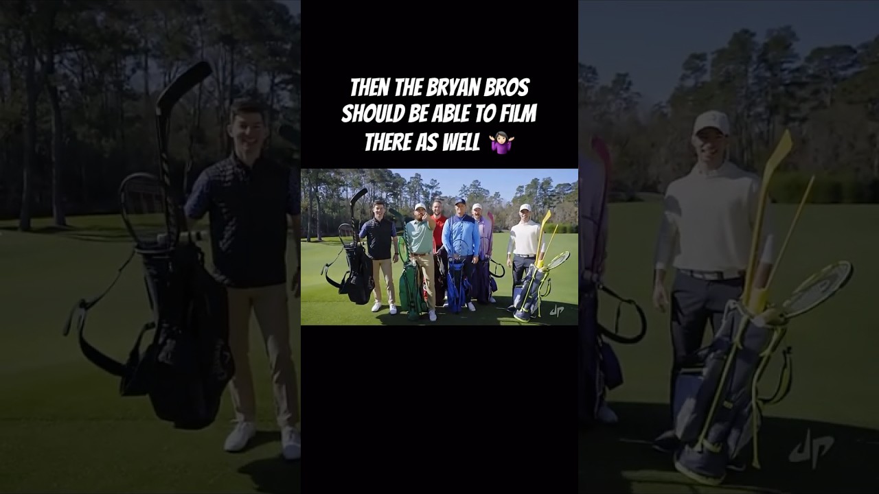 Dude Perfect and Bryson DeChambeau at Augusta National ⛳️ @dudeperfect