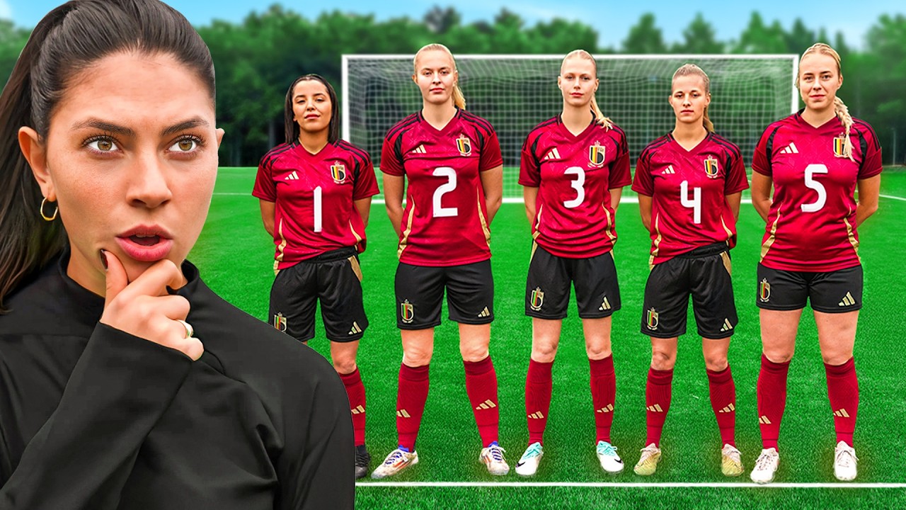 プロの女性サッカー選手を当ててみて