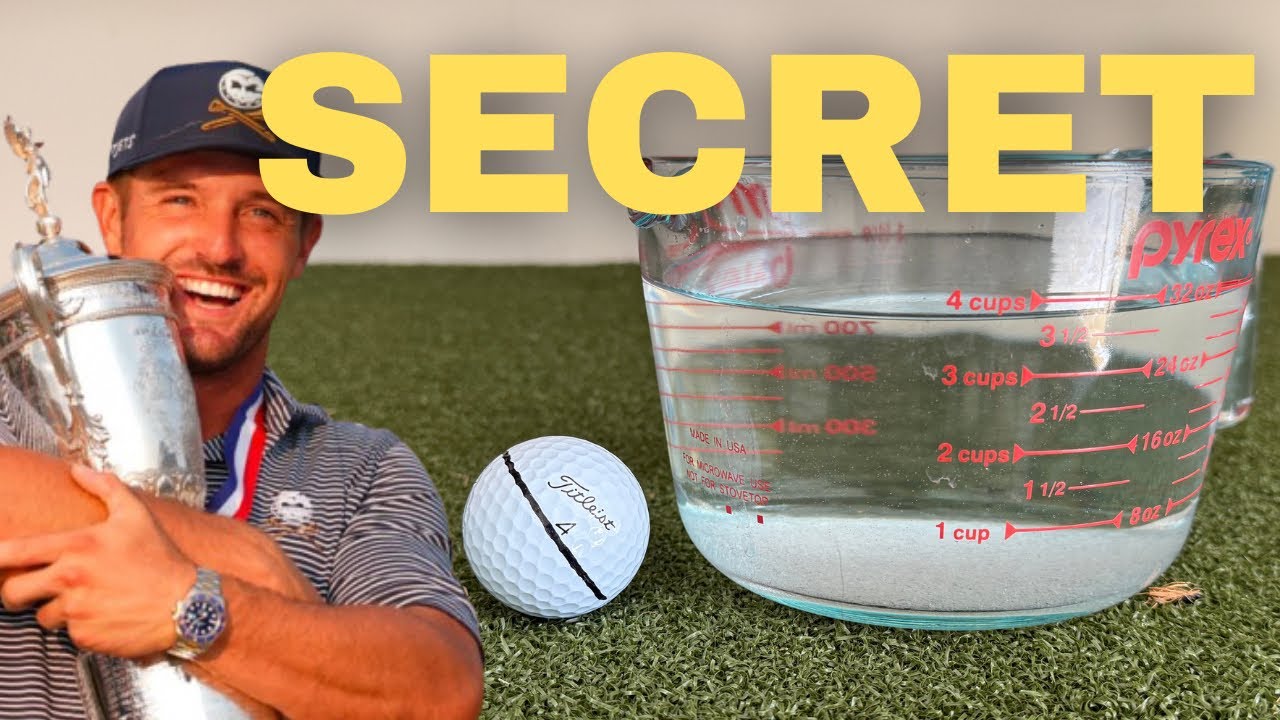How Bryson DeChambeau Balances His Golf Balls | Epsom Salt Method