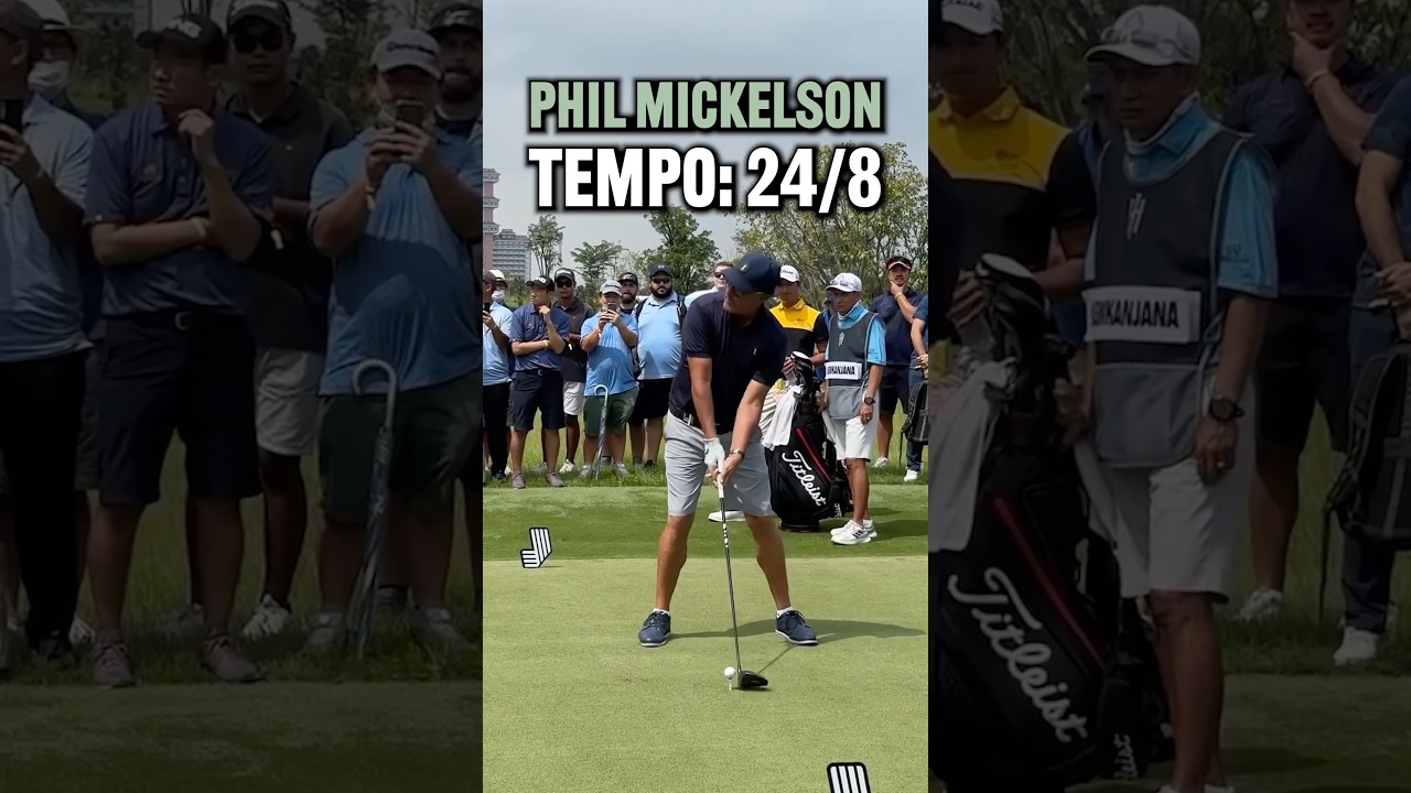 Phil Mickelson’s golf swing is still Tour Tempo! #golf