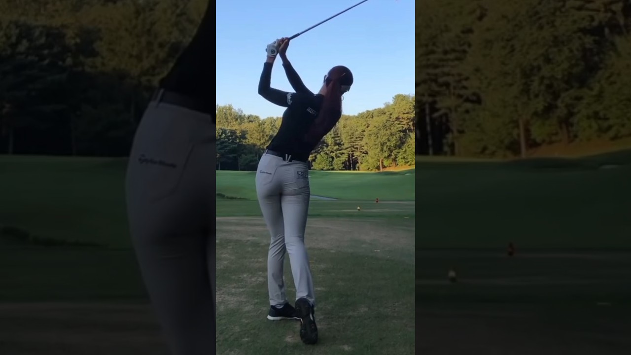 간결한 힙턴이 예술이네요!! KLPGA 유현주 프로 👍🔥  Instagram@_hyunju.__  #유현주프로 #KLPGA