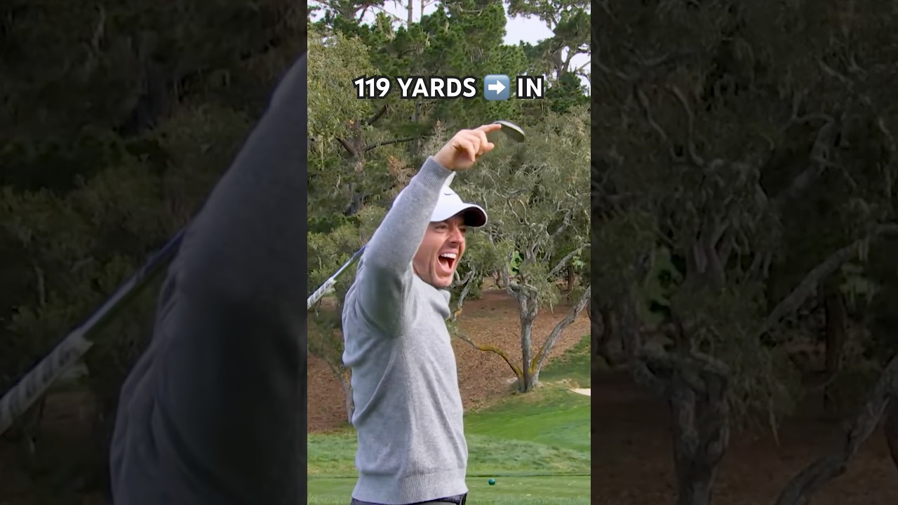 Rory McIlroy DUNKS ace 😱