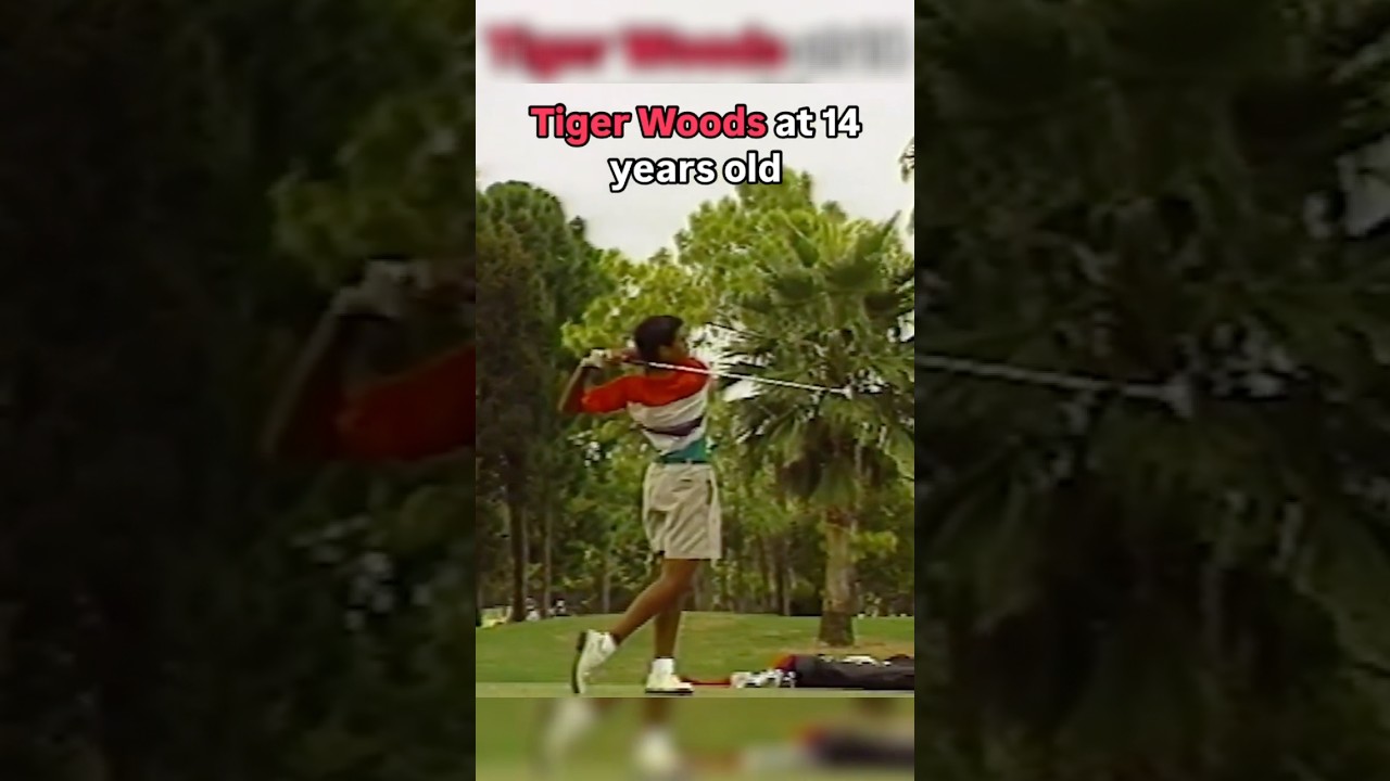 Tiger Woods at 14 years old 😱