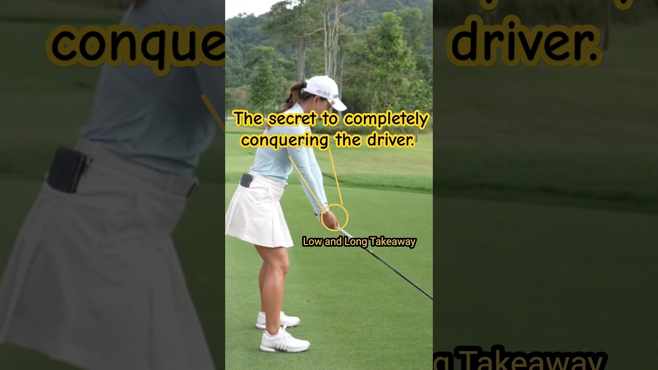 Min jee Lee  swing  driver study l LPGA  #golf #lpga #golftechnique