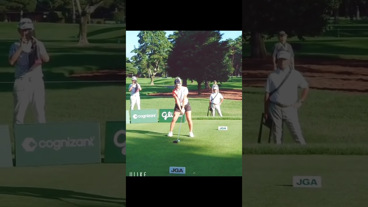 上田桃子 Momoko Ueda #golf #美しいスイング #ゴルフ #美しいスイング #ゴルフ #綺麗なスイング #綺麗なスイング #golfswing #美スイング