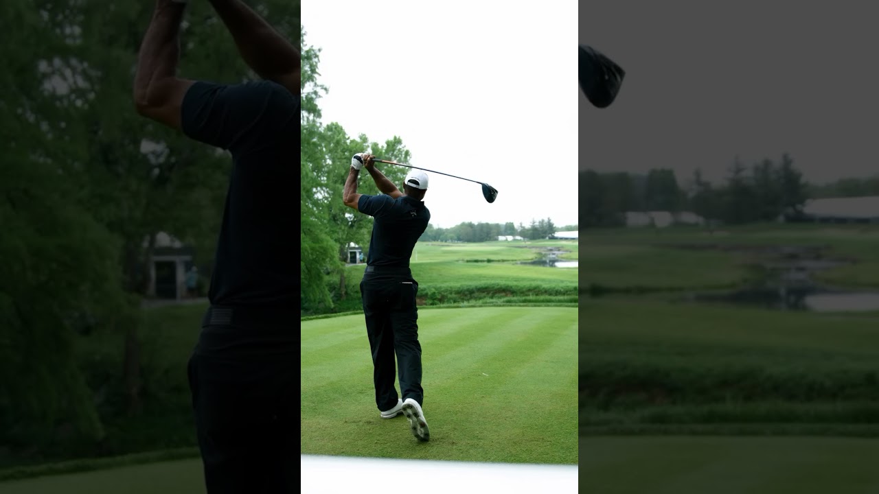 타이거우즈 새로운 드라이버 아이언스윙 슬로우모션