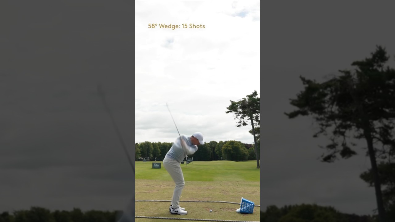 PGA Rory Mcilroy Golf Iron Swing & Slow Motion