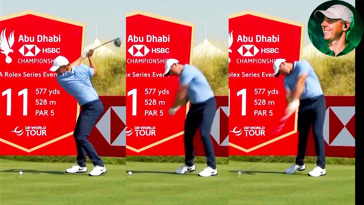 ロリーマキロイ Rory McIlroy​ プロゴルファー DRIVER SHOT SLOW MOTION !!!