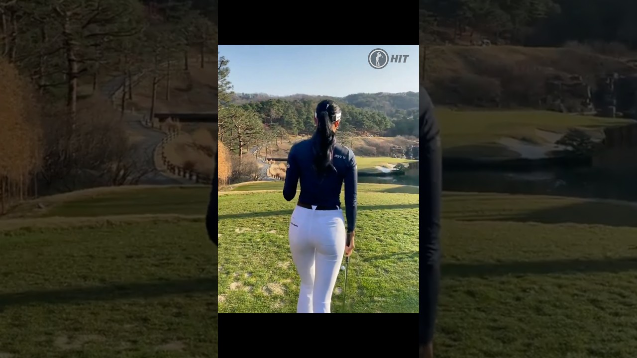 파3 컨트롤 컷샷⛳️아름다운 유현주프로 아이언스윙