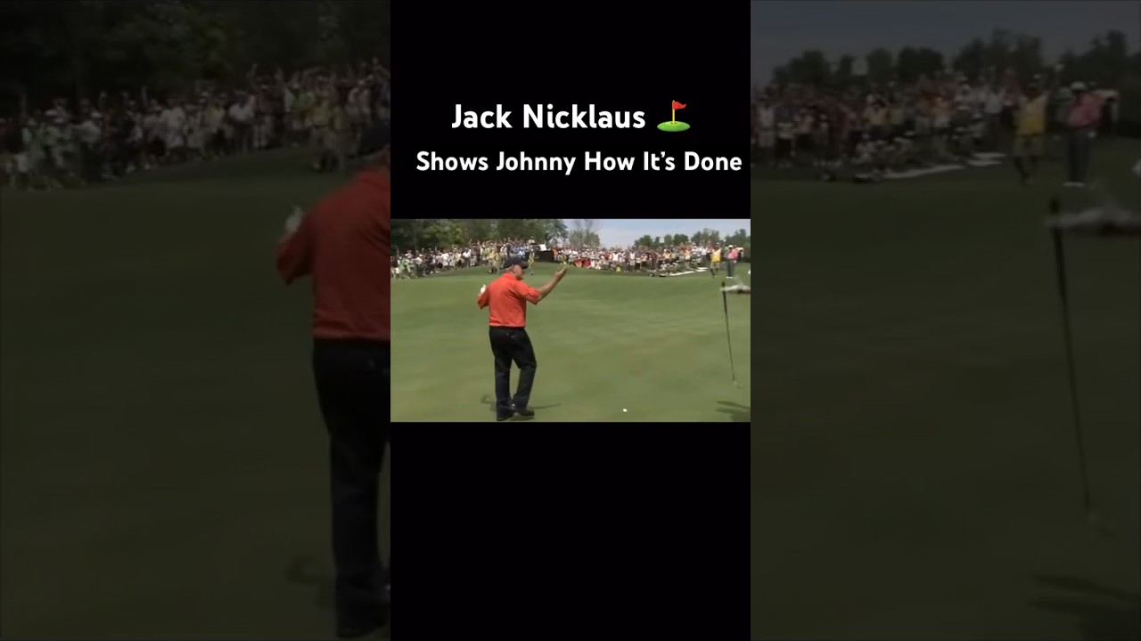 Jack Nicklaus ⛳️ Shows Johnny How It’s Done (2016) #golf