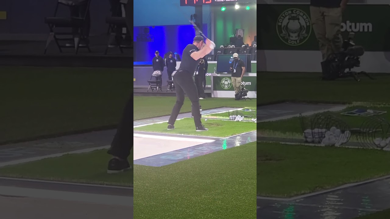 Justin Rose. Old man strength. #TGL