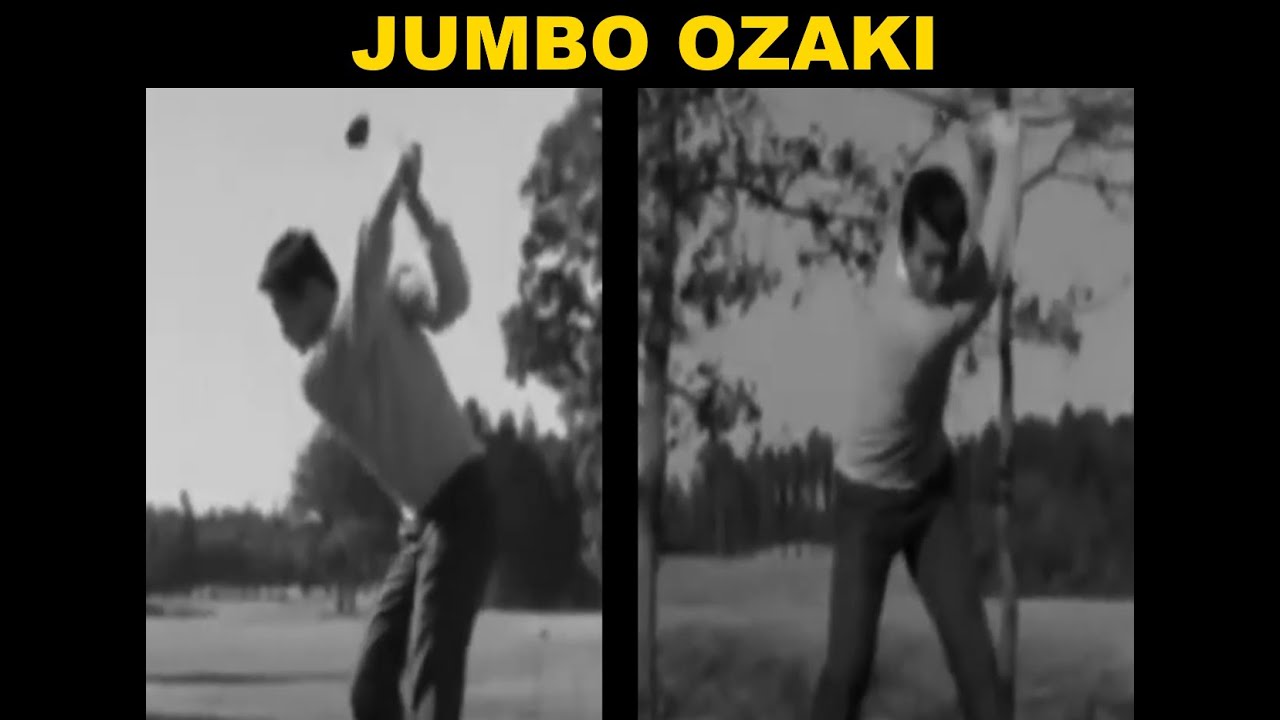 Jumbo Ozaki Mirrored Golf Swing for Self-Training