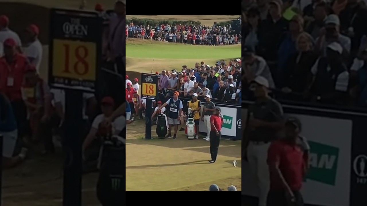 The Worst Golf Fan while Tiger Woods Golf Swing