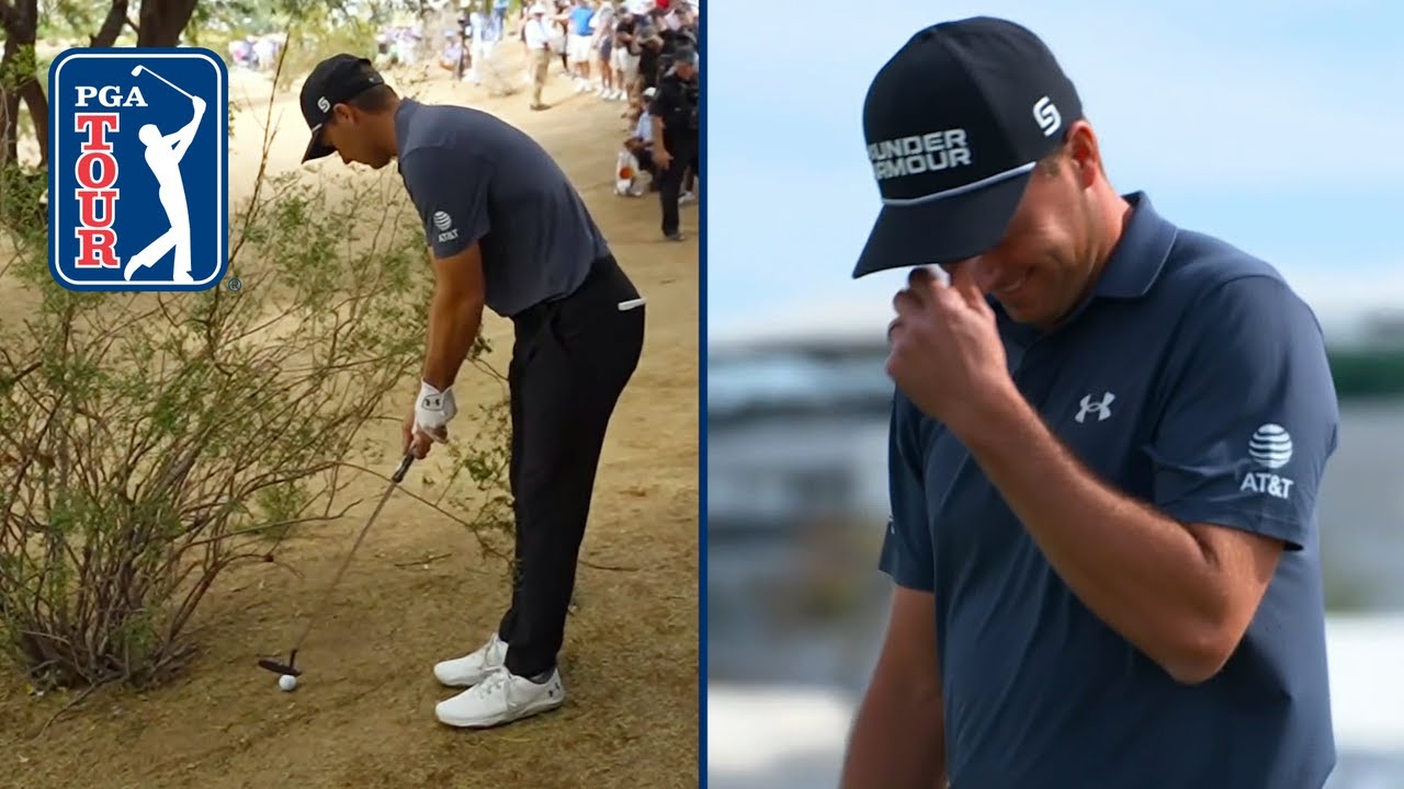 LEGENDARY Jordan Spieth par save at WM Phoenix Open