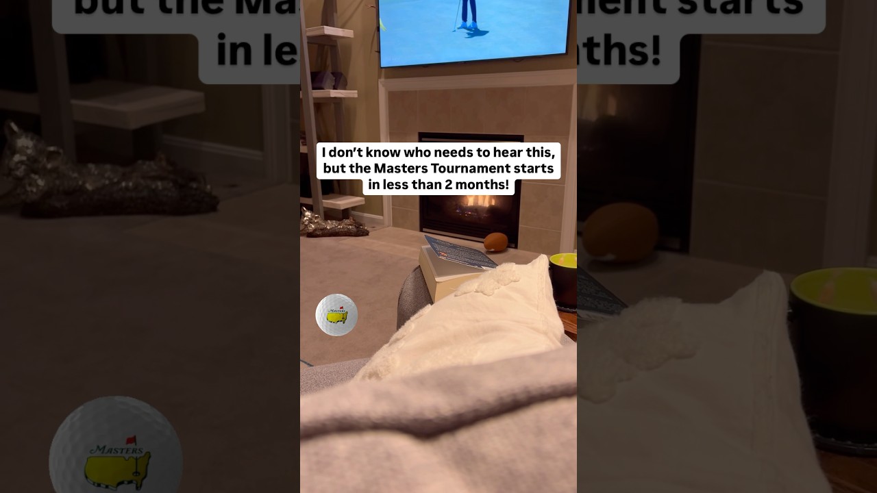 ⛳️ Only 2 months until The Masters ⭐️ #shorts #golf