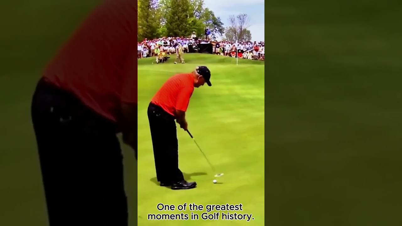 "One of the greatest moments in Golf history." Jack Nicklaus