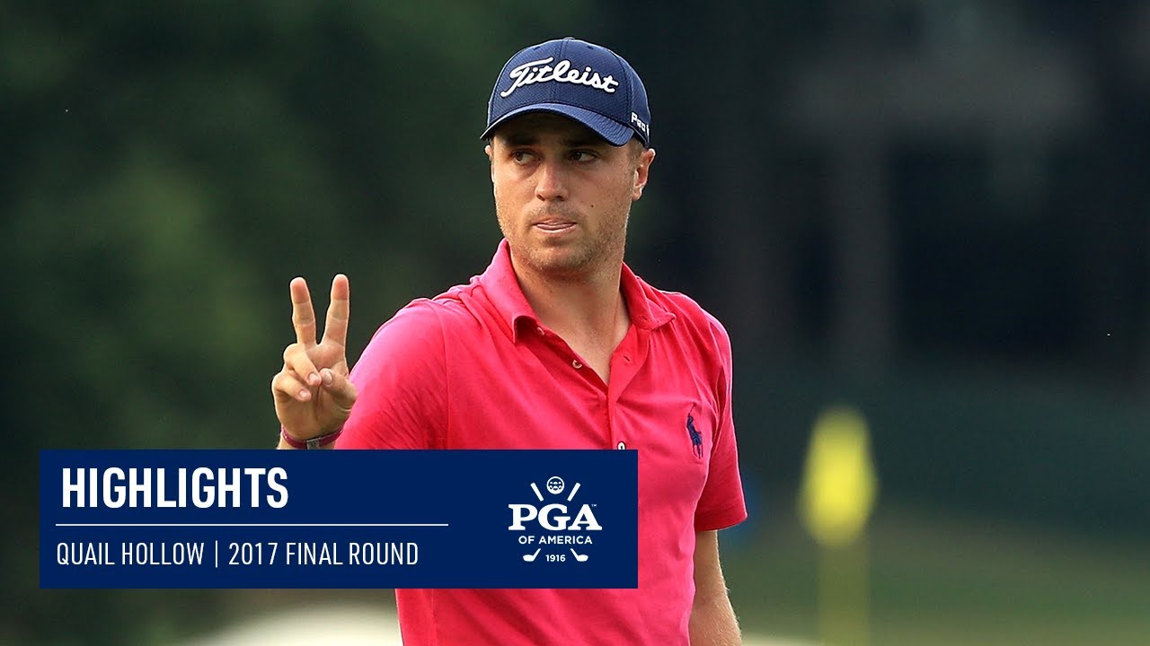 Justin Thomas Wins at Quail Hollow! | 2017 PGA Championship Final Round Highlights