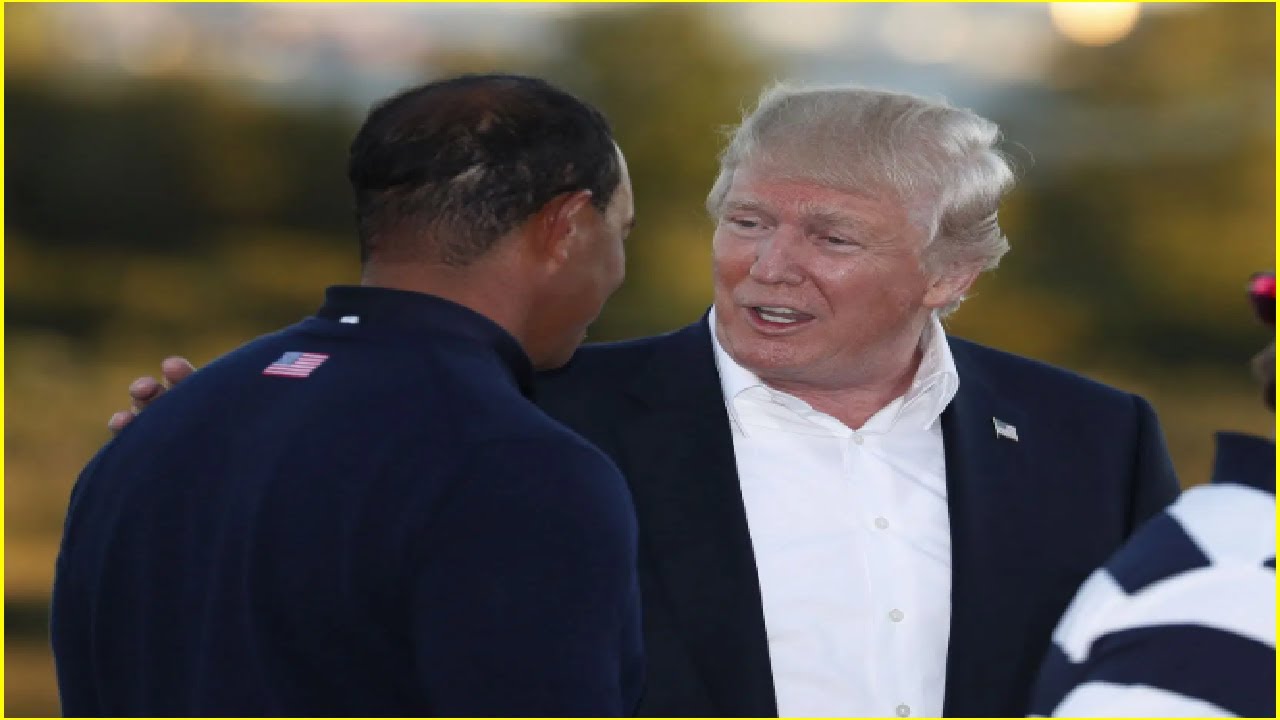 "God bless them both", "Very disappointed in Tiger"🔴: Tiger Woods golfing with Donald Trump leaves f