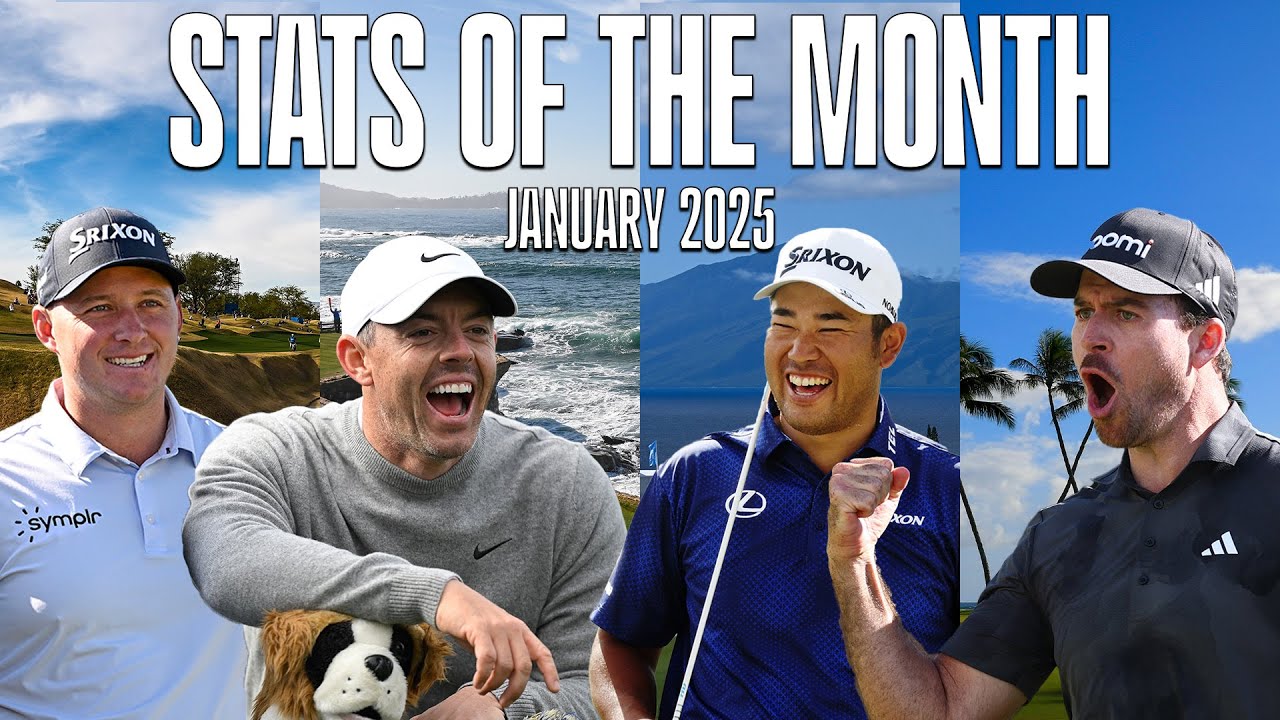 Rory's DOMINANT Driver at Pebble | January's Best Golf Stats