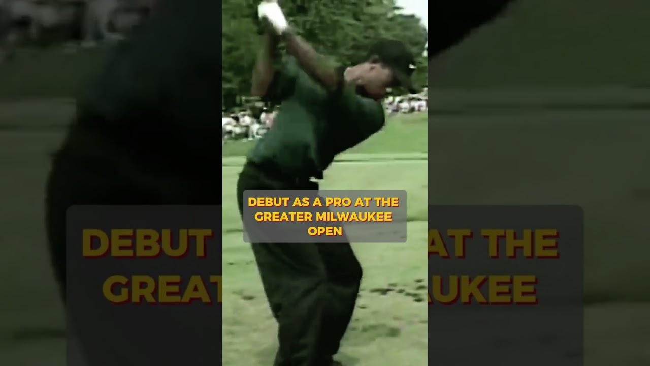 Young Tiger Woods’ First Hole-in-One as a Pro! 🔥 | 1996 Greater Milwaukee Open