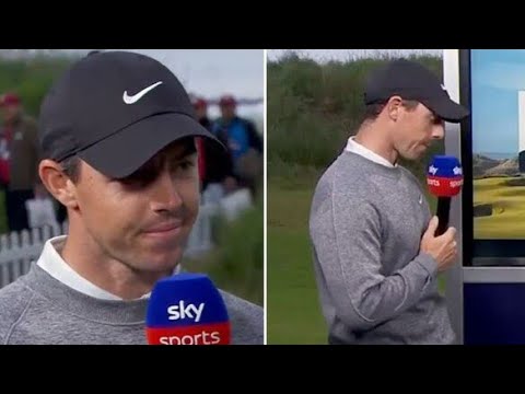 Rory McIlroy left TV presenter with weeping eyes after threatening to punch himself