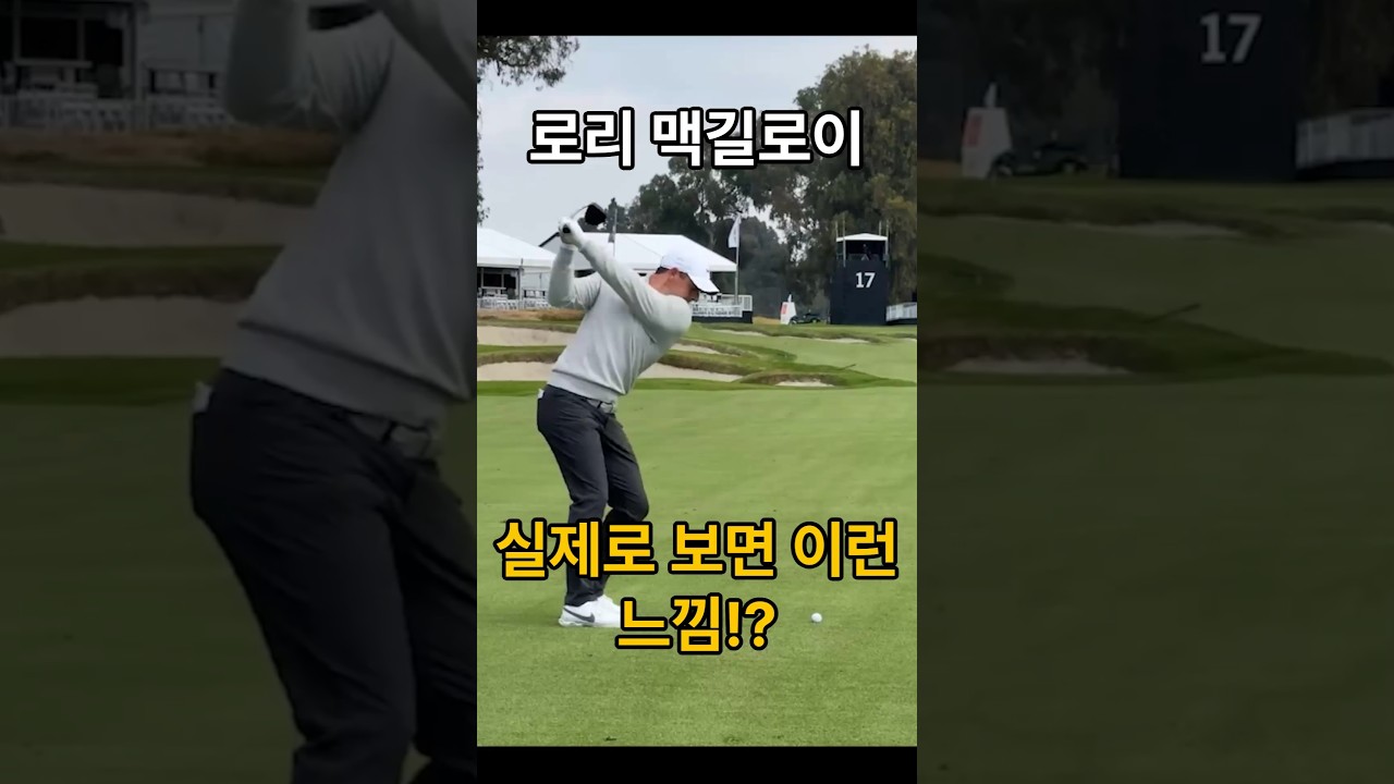 로리 맥길로이 PAR5 우드 스윙 직캠 가볍게 온! #우드스윙 #woodswing #골프레슨