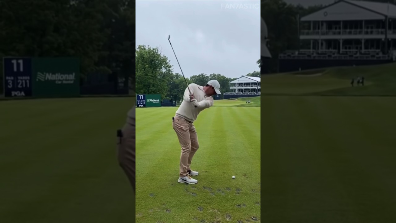 PGA Rory Mcilroy Golf Iron Swing
