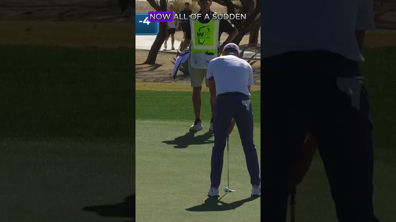 Too Easy! Justin Thomas Taps It In After a Near-Perfect First Shot 🎯⛳#JustinThomas #PGATour