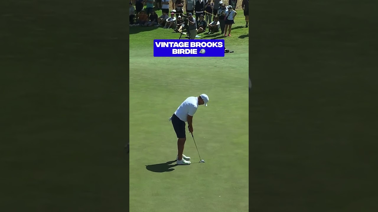 Brooks Koepka drains a long putt to gain one back #LIVGolfAdelaide LIVE on FOX Sports #golf