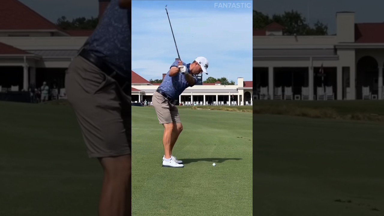 PGA Justin Thomas Golf Iron Swing