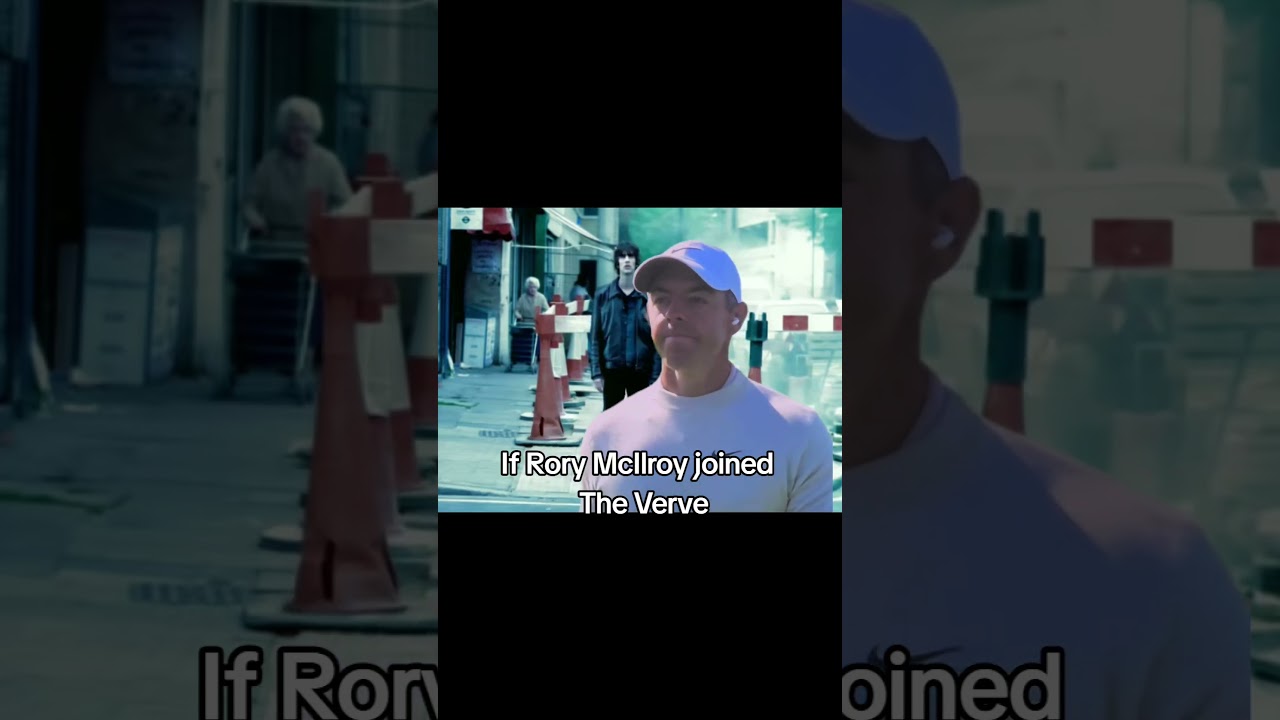 If Rory McIlroy joined the Verve #golftalk #pgatour #video #music #bittersweetsyphony #fyp