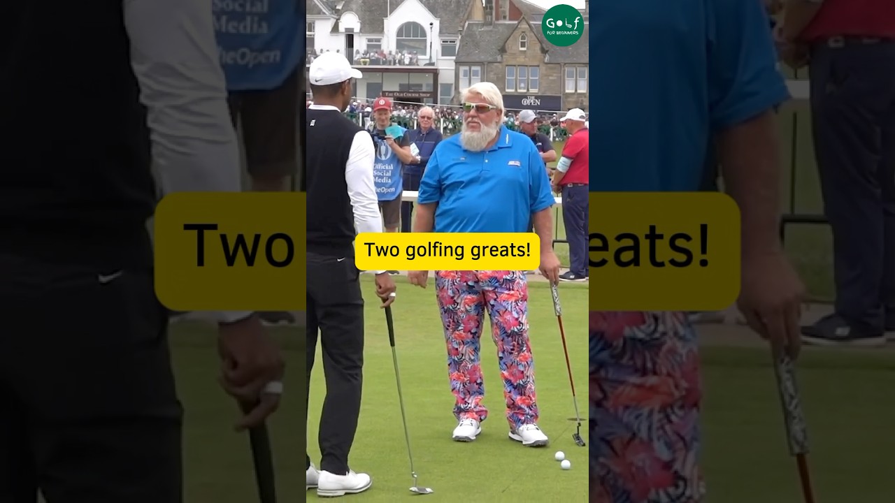 Tiger woods and John Daly - Two golfing greats !