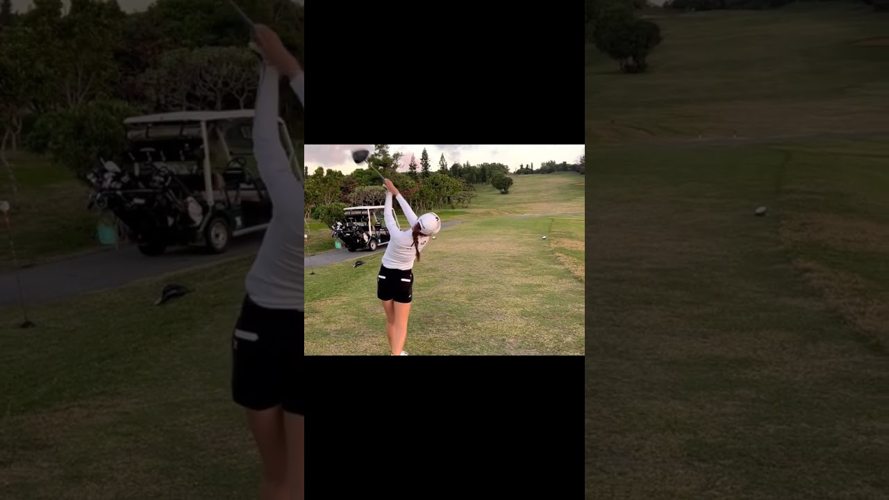 安田祐香 Yuka Yasuda #golf #美しいスイング #ゴルフ #美しいスイング #ゴルフ #綺麗なスイング #綺麗なスイング #golfswing #美スイング