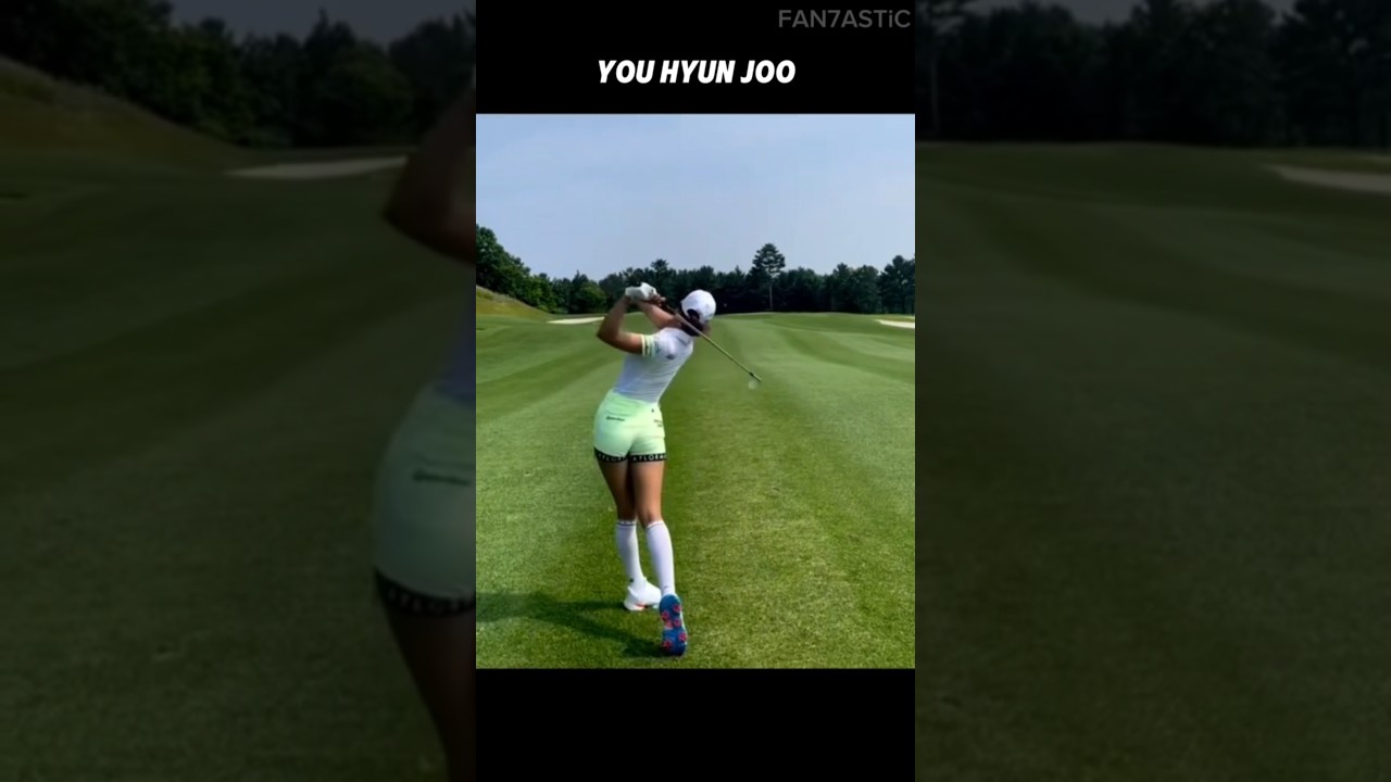 LPGA KOREA Yu Hyunju Golf Driver Iron Swing Collection