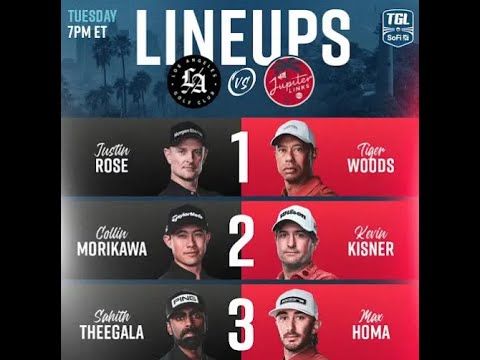 TGL WATCH PARTY!!! TIGER WOODS IS PLAYING!!