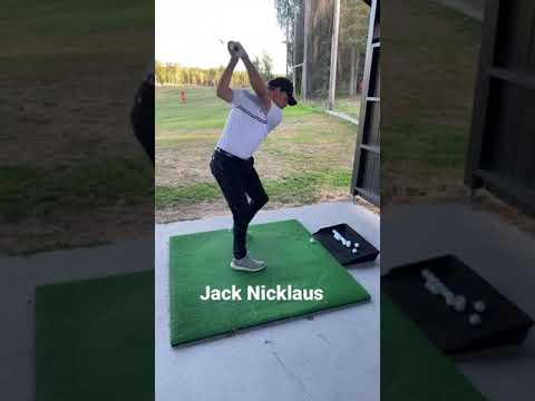 Imitating Jack Nicklaus