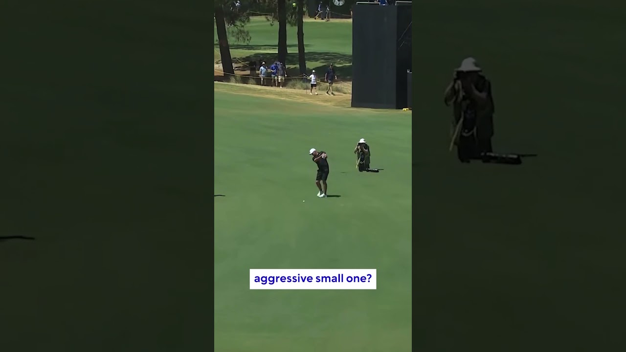 Brooks Koepka discusses shot selection with caddie Ricky Elliott #LIVGolf #golf #BrooksKoepka