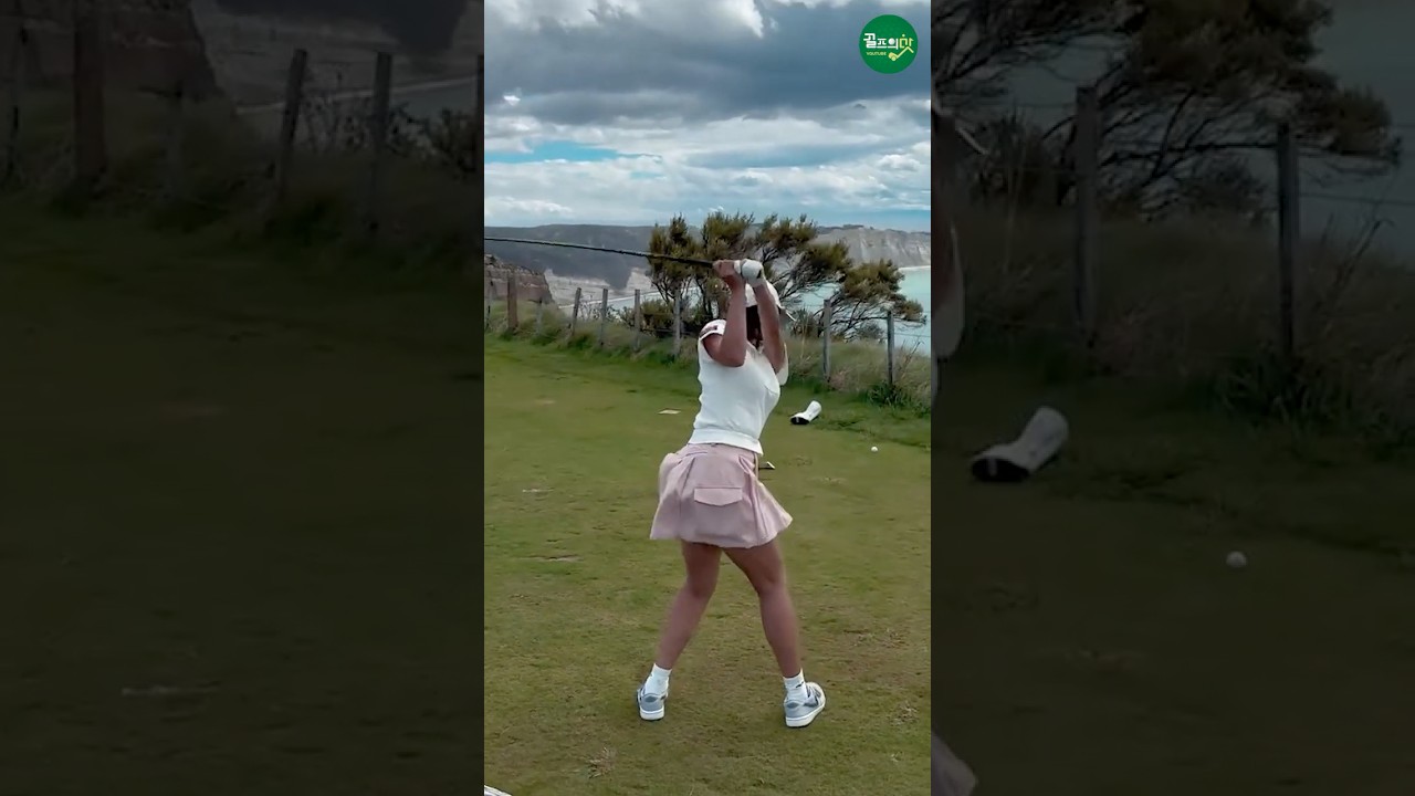 천국에서 골프한다면 이런 모습? 🏳️‍⚧️🤍🩷 | KLPGA 이보미(Bomee Lee) @bomee.lee