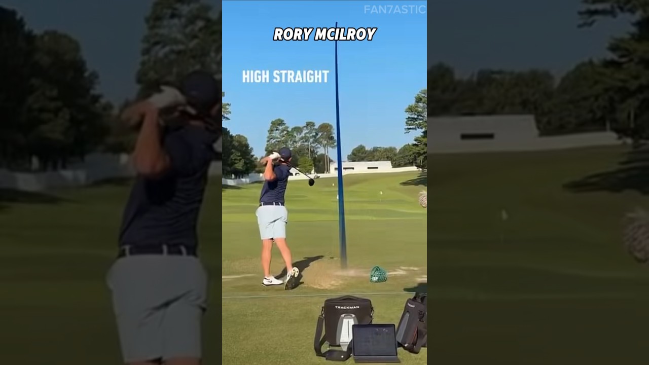PGA Rory Mcilroy Straight Draw Fade Golf Driver Swing
