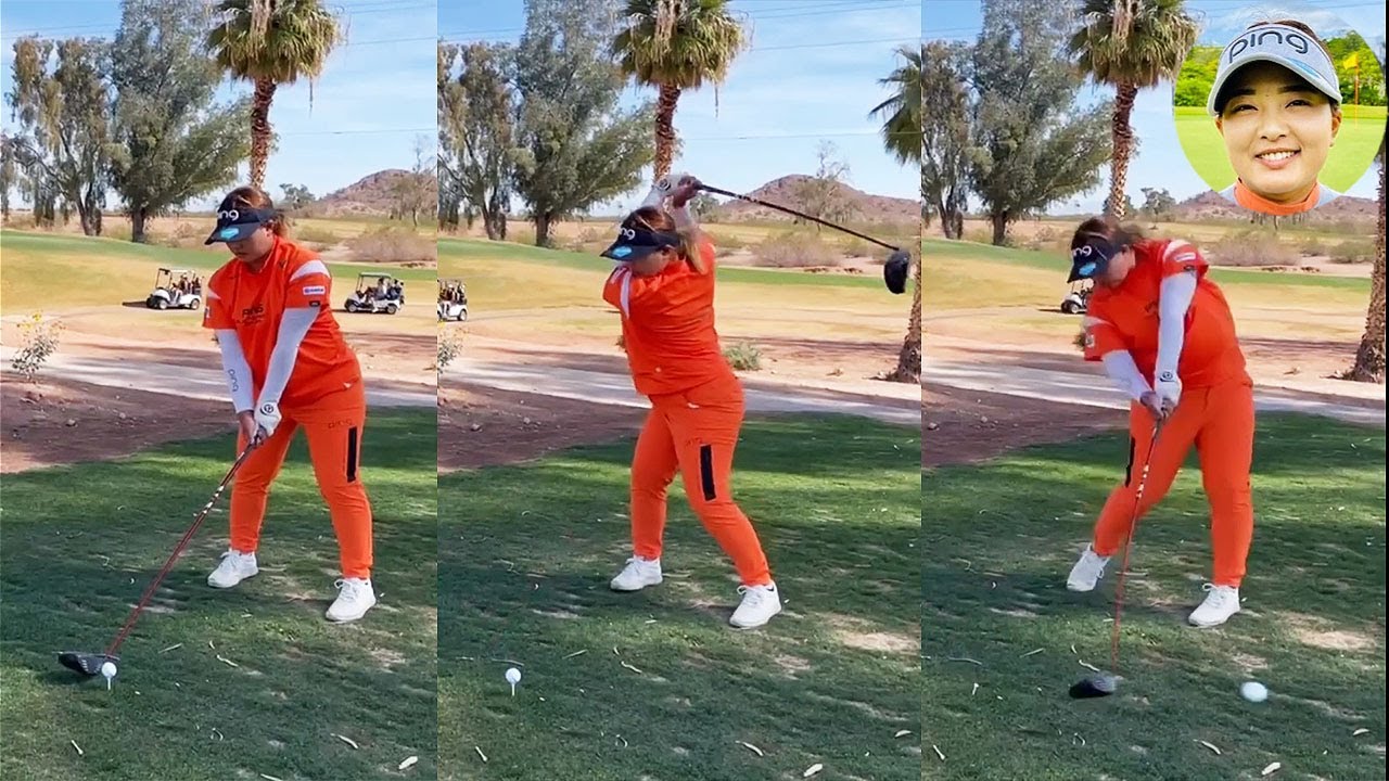 Ai Suzuki 鈴木愛 プロゴルファー DRIVER SHOT SLOW MOTION !!!