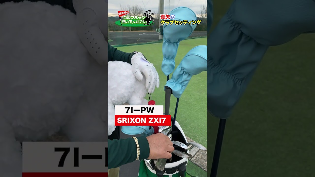 【気になるクラブセッティング】LUNA SEA 真矢のゴルフバッグの中身は!?【アイアン編】#golf,#プロキャディー,#武井壮