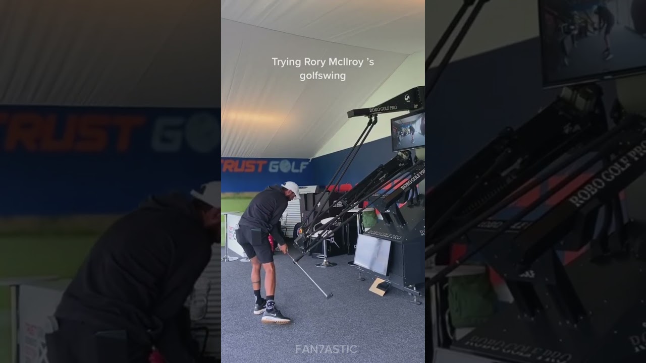 Even with the help of AI Golf Robot, we can never become Mcilroy