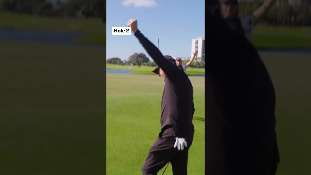 Phil Mickelson holes out back to back!