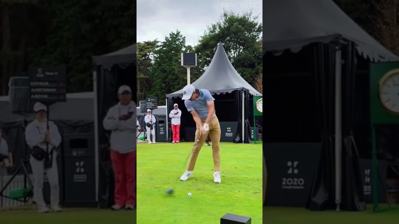 PGA Rickie Fowler Golf Driver Swing