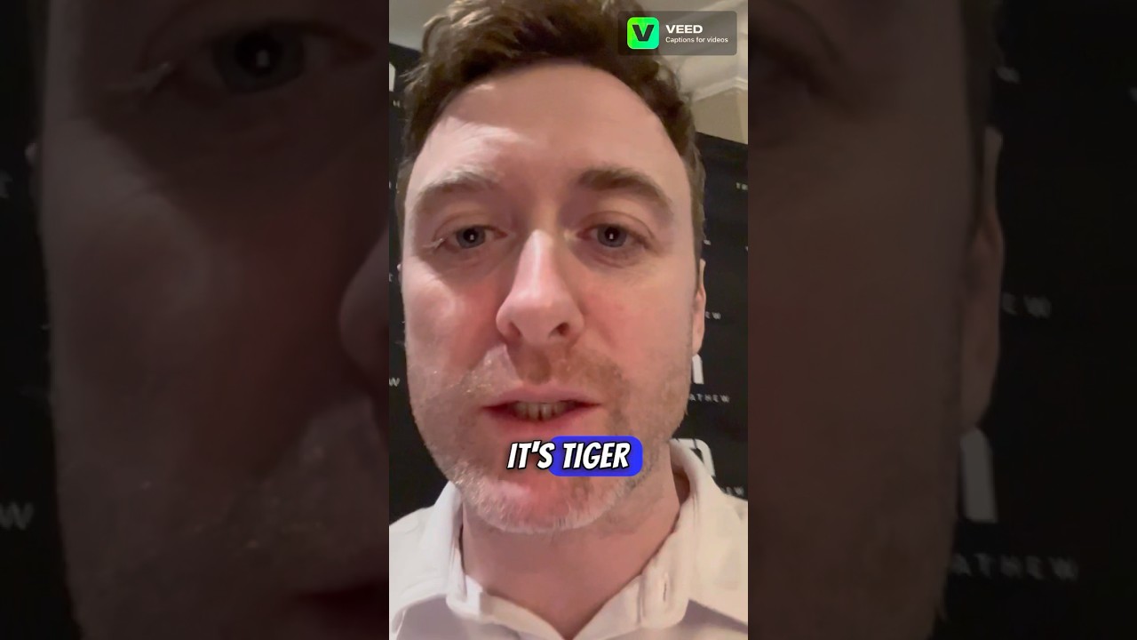 Conor Moore Tiger Woods Impression Sketch #conor #tiger #tigerwoods